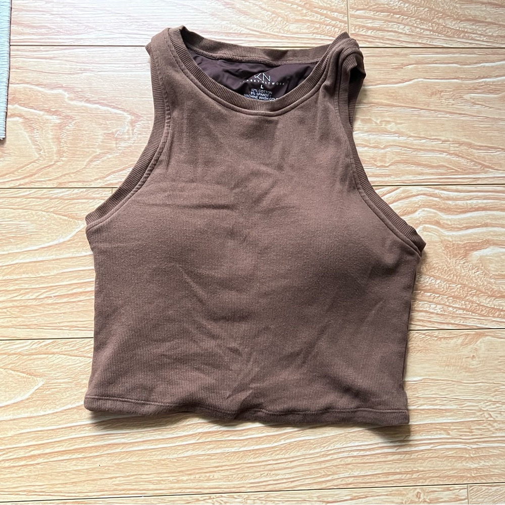 Klassy Network Brami Brown Crop Top